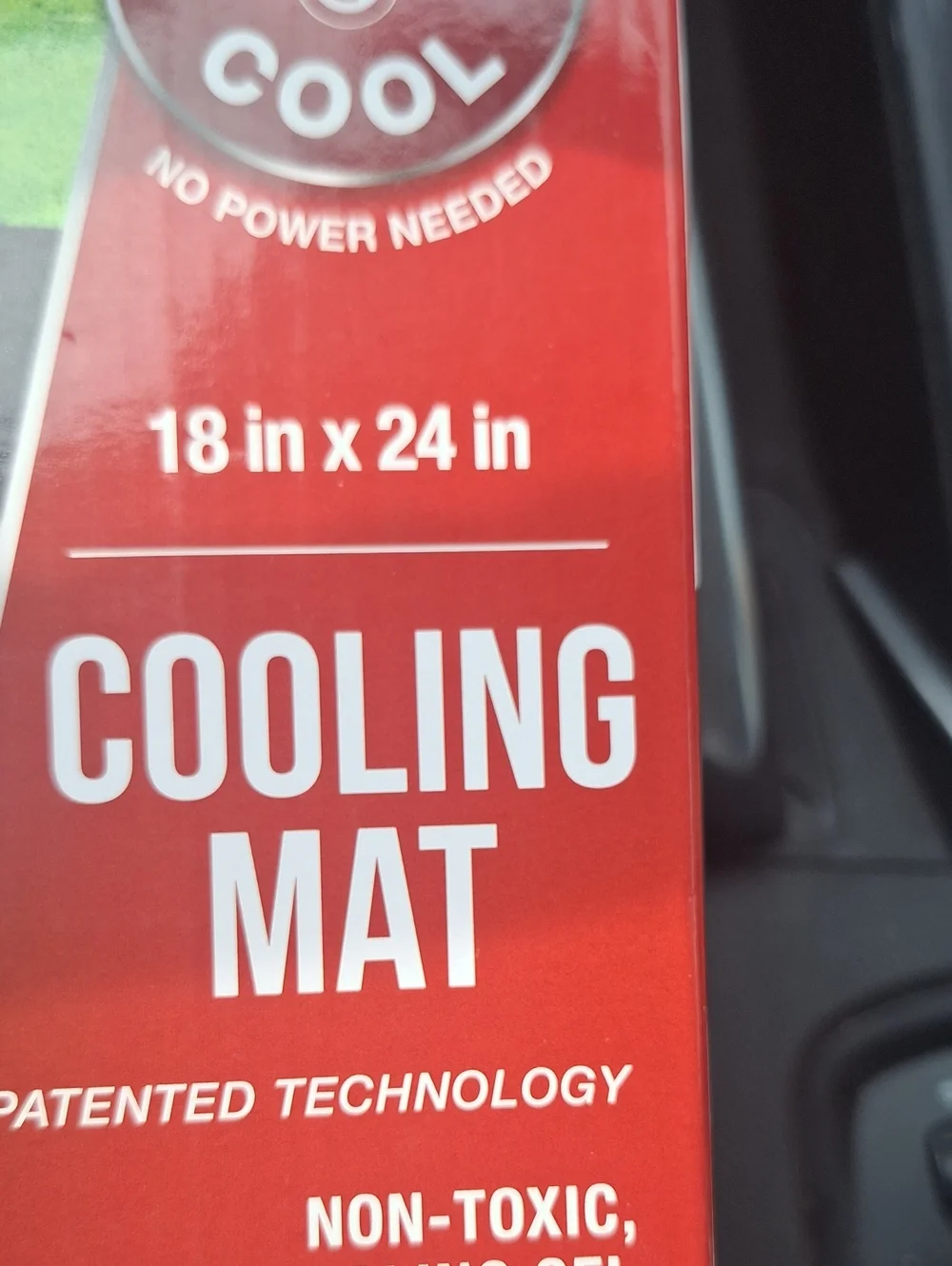 New Coleman Self Cooling Gel Pet Mat 18 x24 Blue Leaf Pattern For Dogs Cats